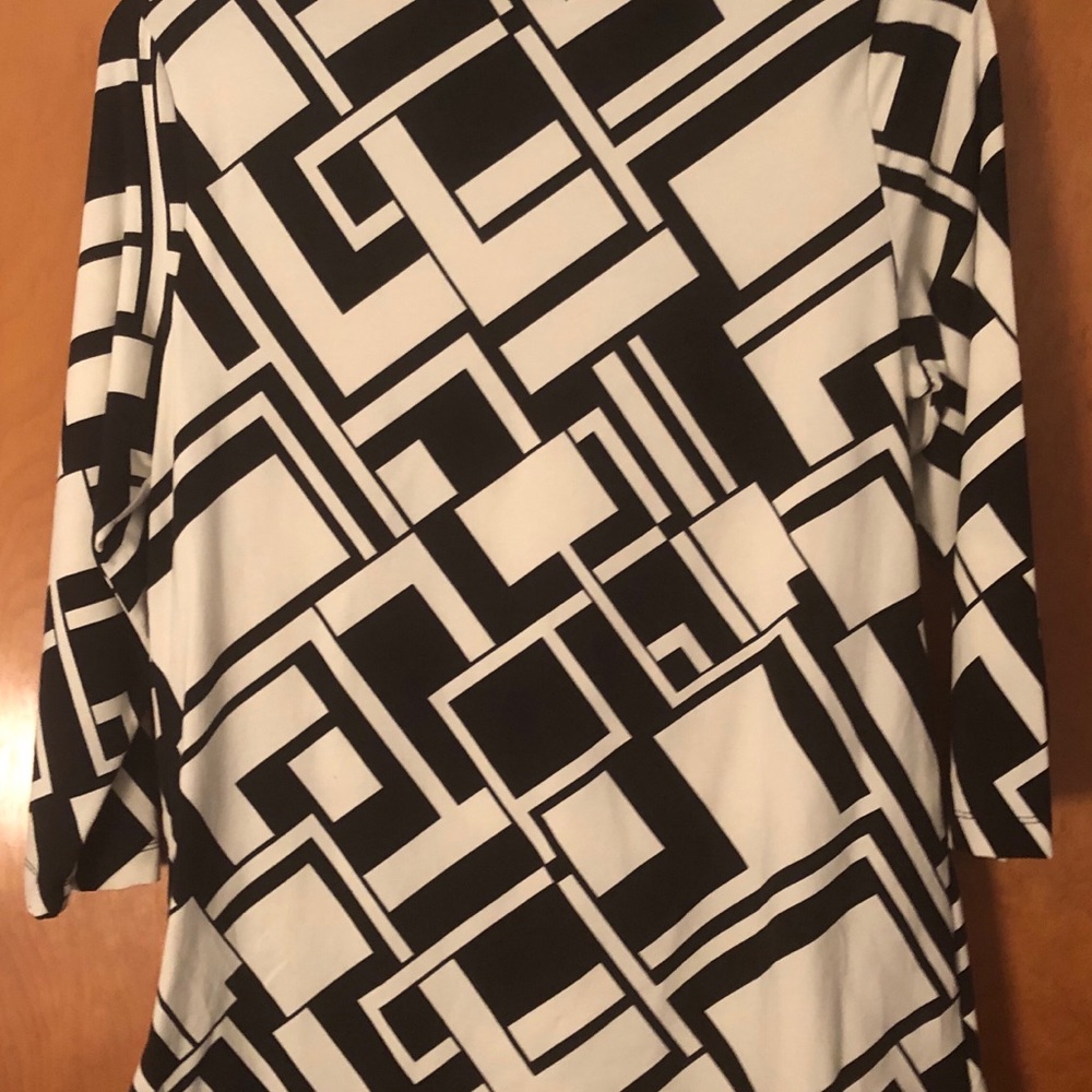 Lauren Ralph Lauren Graphic Stretch Tunic L/XL